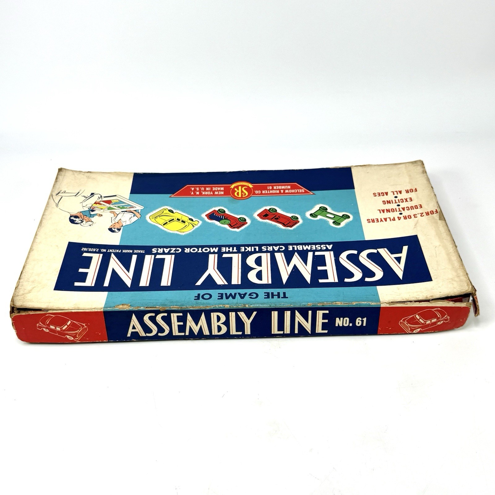 The Game of Assembly Line – Selchow & Righter Co. Board Game No. 61 USA 1953
