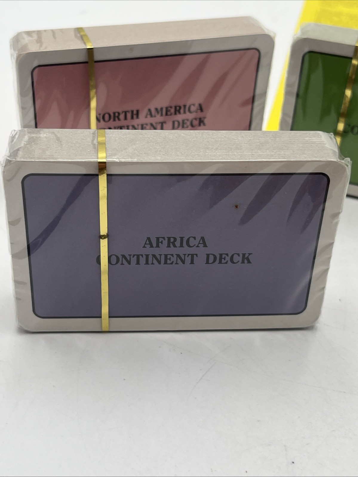 1990 On Assignment With National Geographic Game New Sealed Replacement Decks