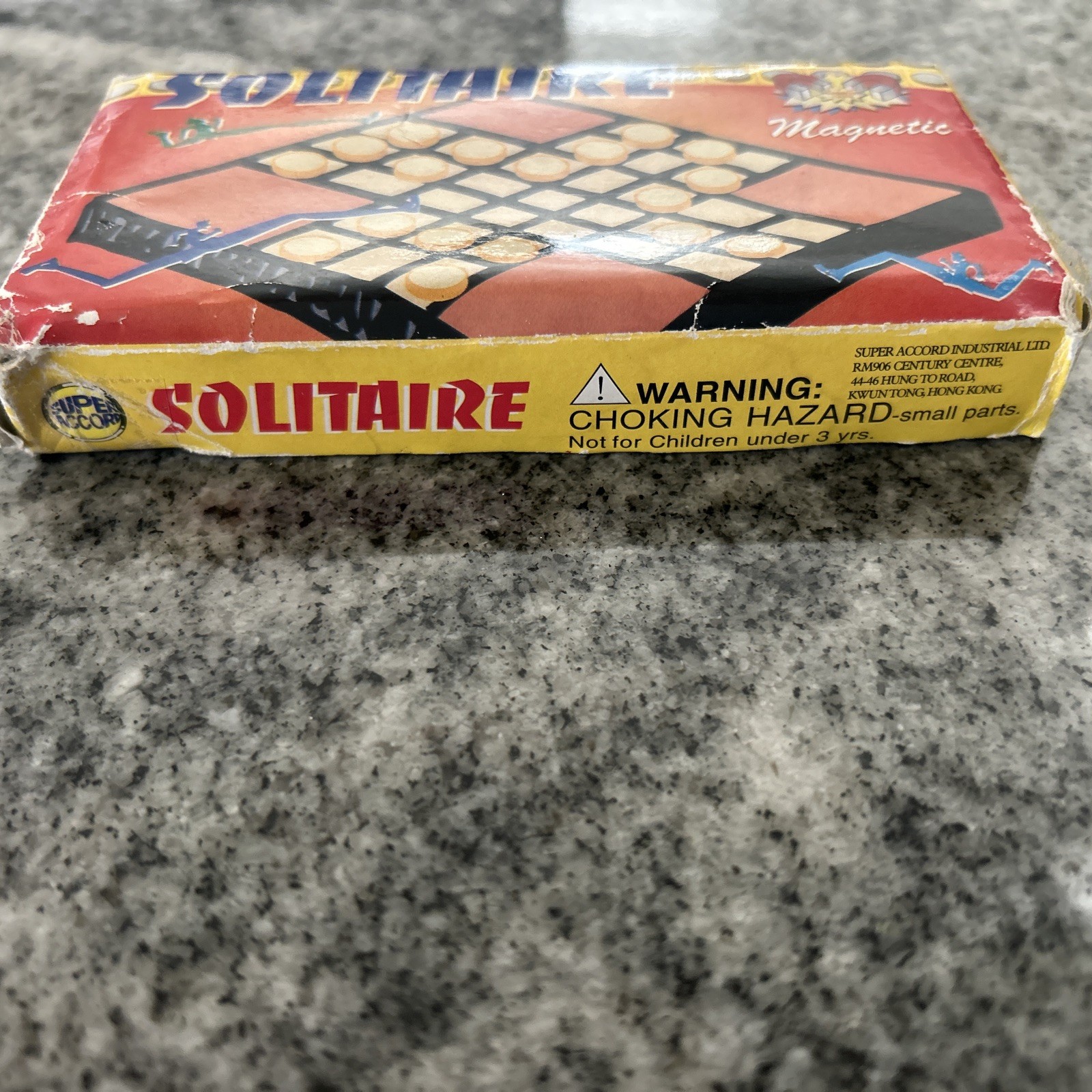Vintage Mini Magnetic Travel Game Solitaire Theme Pocket Game
