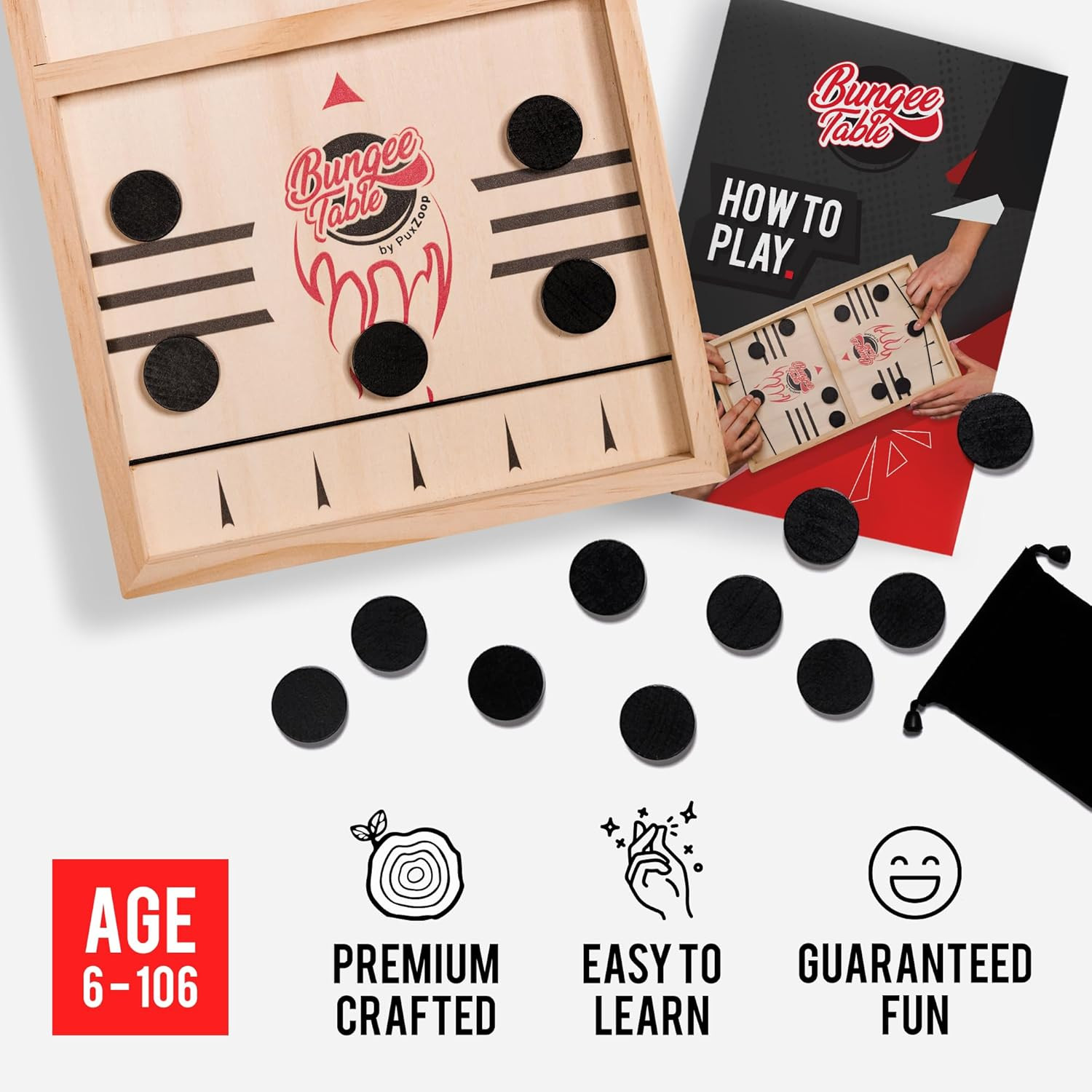 Fast Sling Puck Game – Test Your Speed and Accuracy with This Fast-Paced Wooden