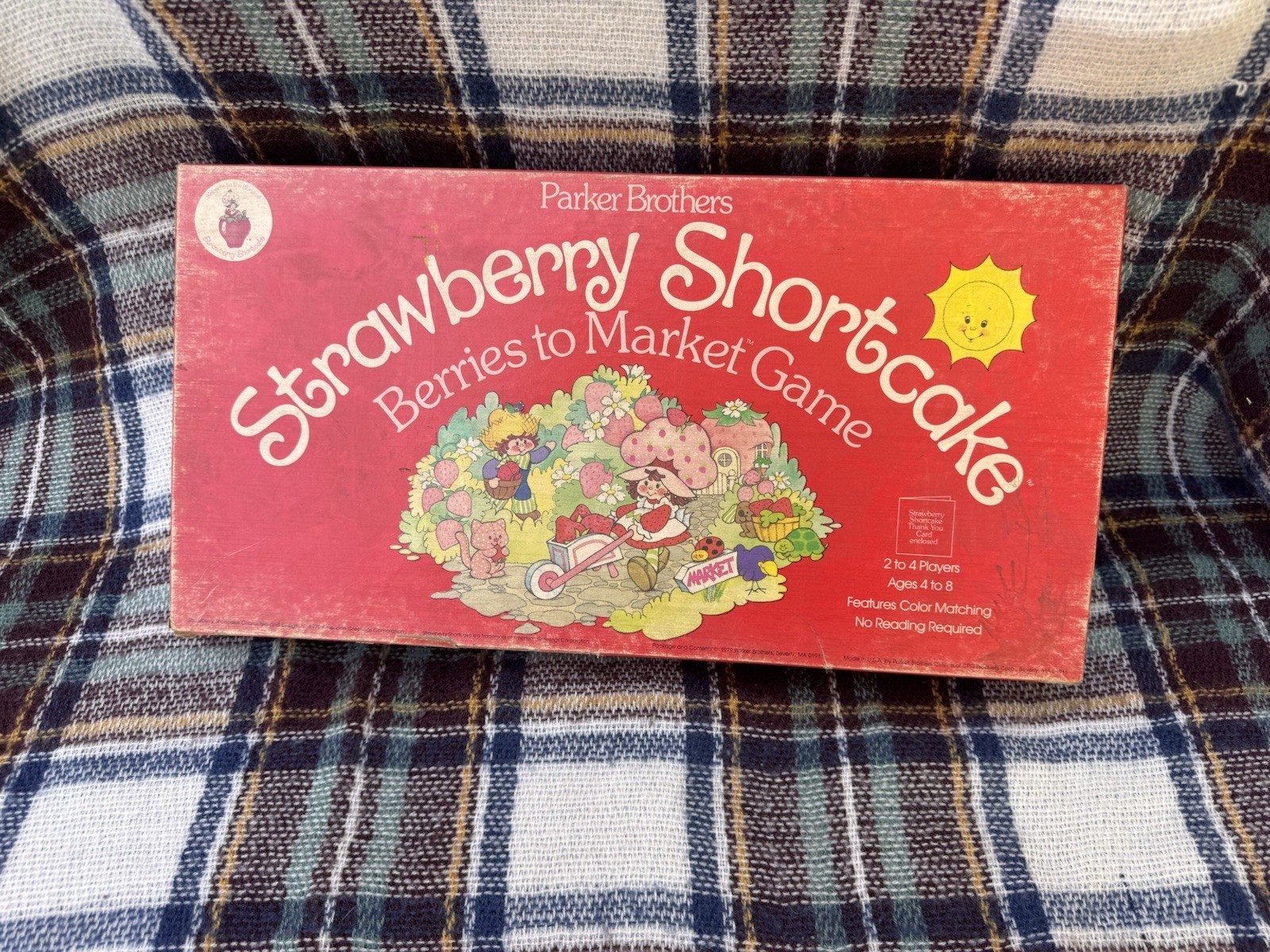 Parker Brothers Strawberry Shortcake Berries to Market Board Game 1979 VINTAGE