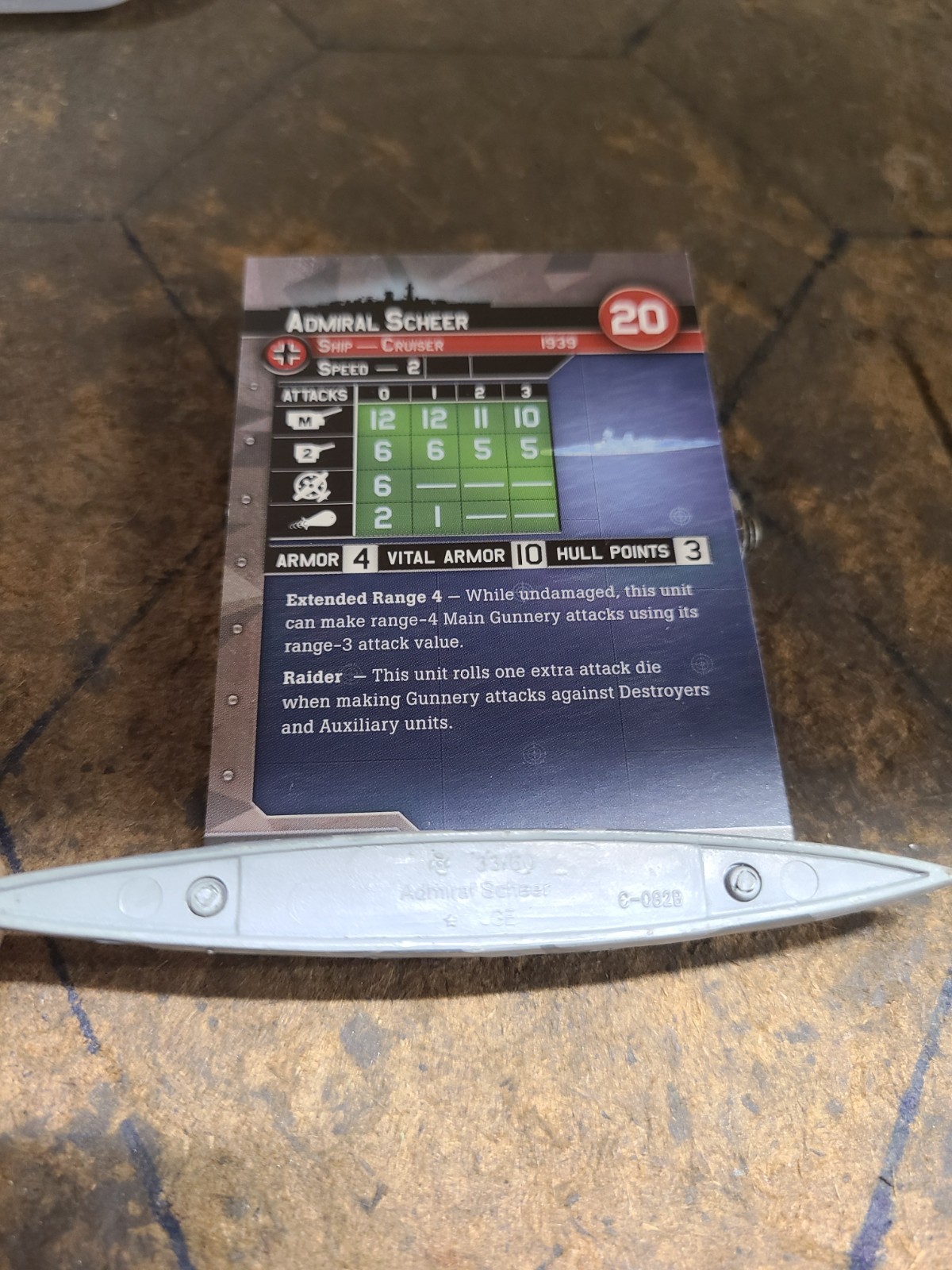 Axis and Allies War at Sea: Admiral Scheer