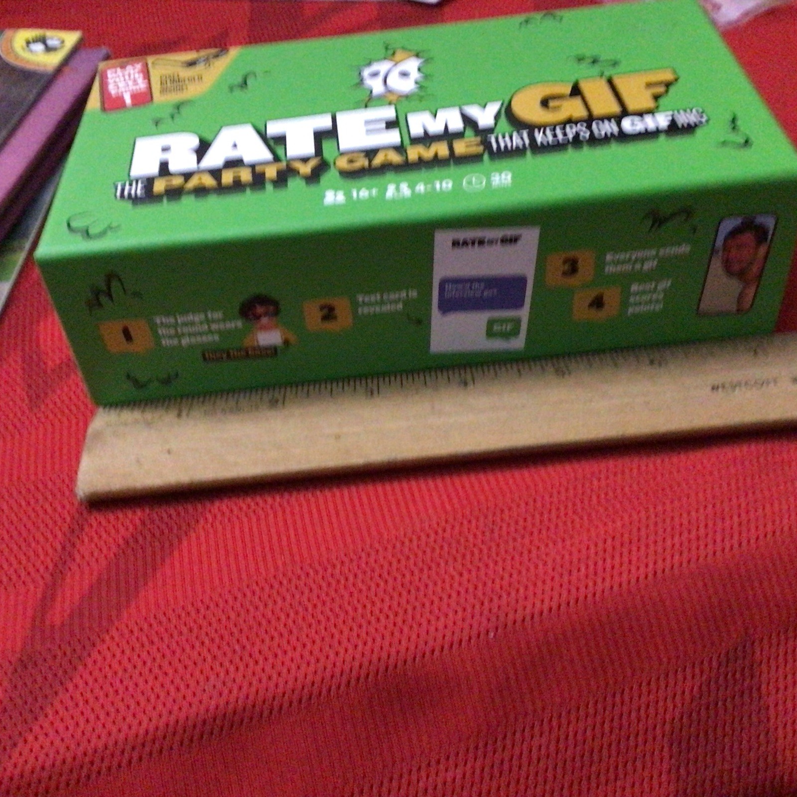 RATE MY GIF PARTY GAME – New, open BOX, 16+, 4-10 players