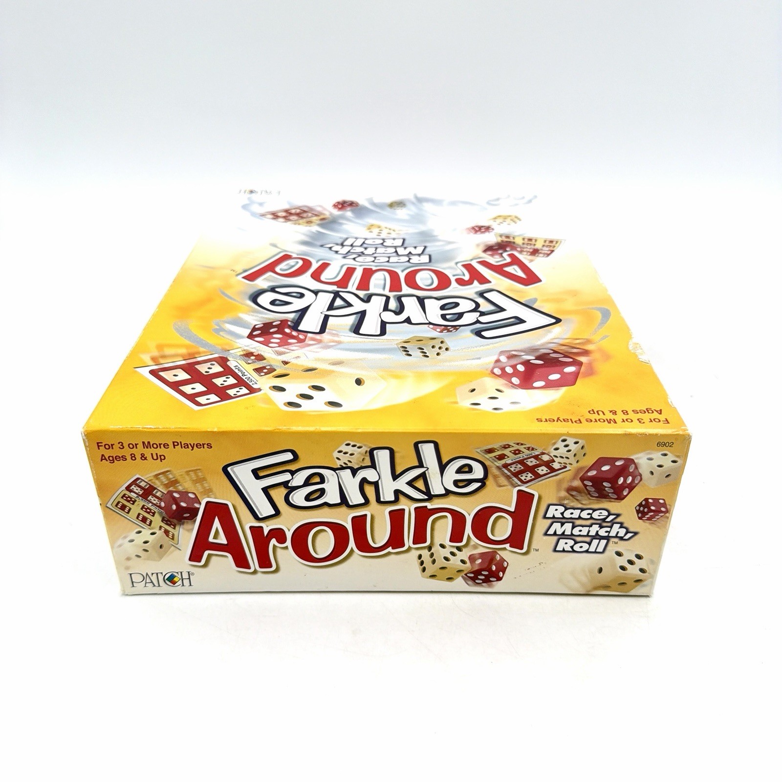 Rare Farkle Around Race Match Roll Family Dice Game Patch – Read