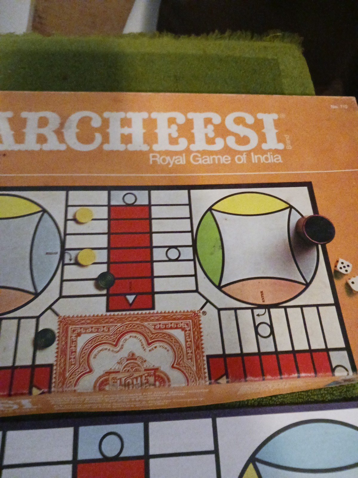 PARCHEESI 1982 Vintage Game Royal Game of India 100% Complete SELCHOW & RIGHTER