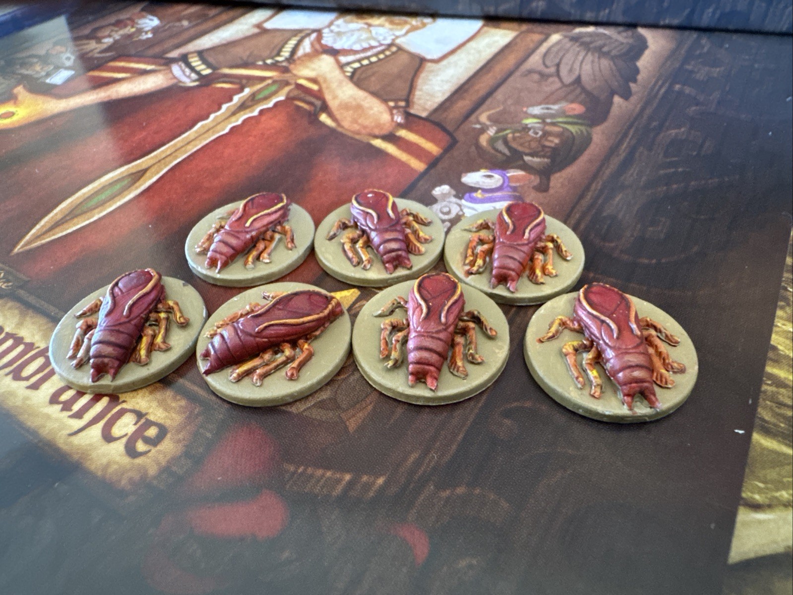 Mice And Mystics Board Game Plaid Hat Games Jerry Hawthorne Complete – PAINTED!!