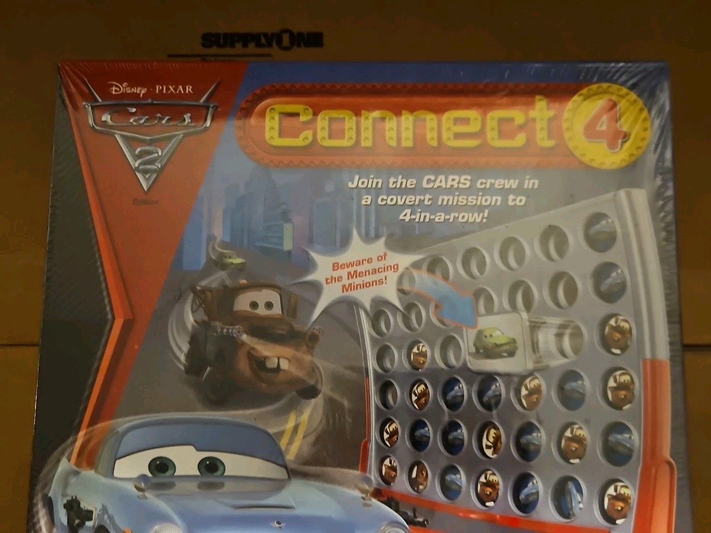 Hasbro Disney Pixar Cars 2 Connect 4 Game (sealed) BRAND NEW RARE