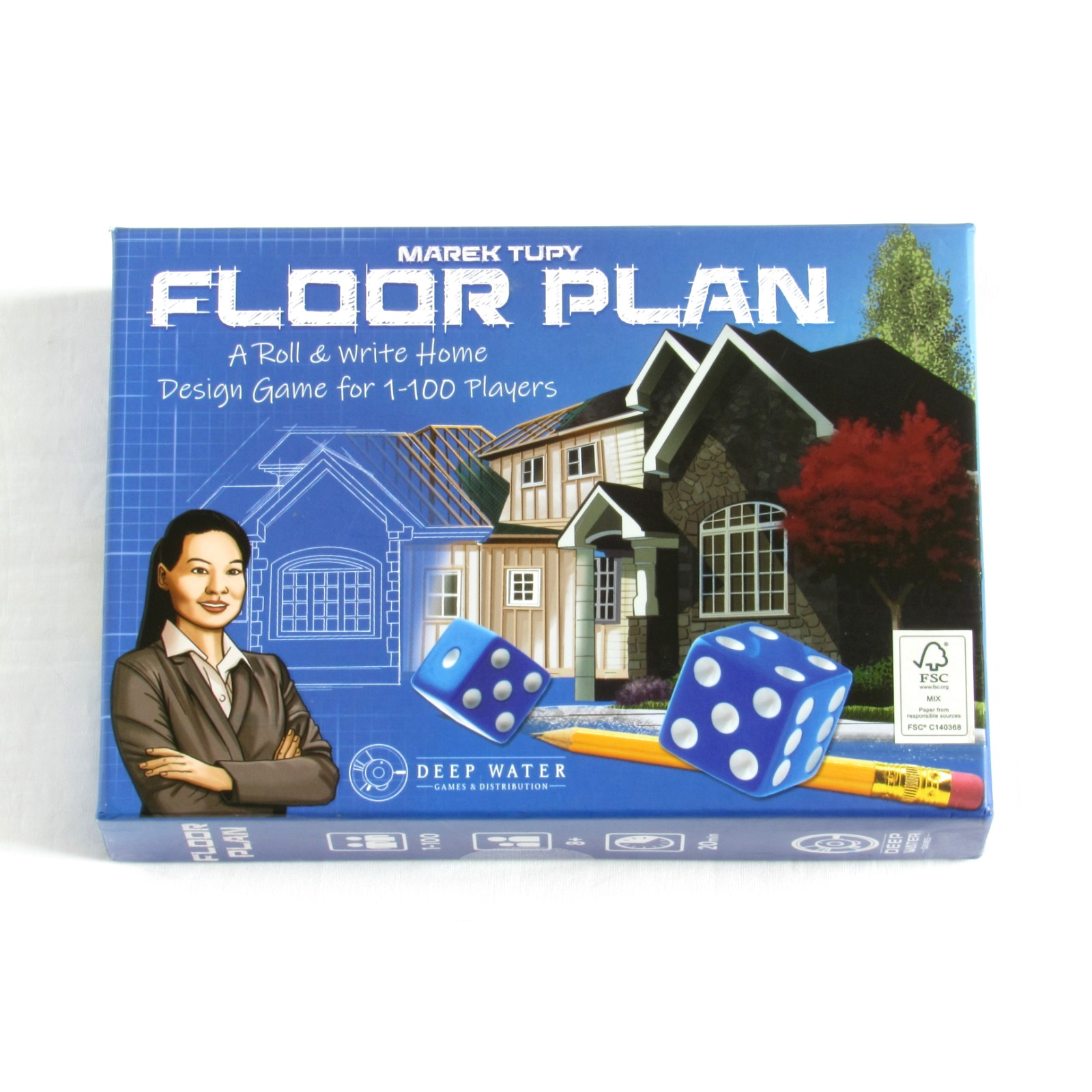 Floor Plan Board Game 2020 Deep Water New Sealed