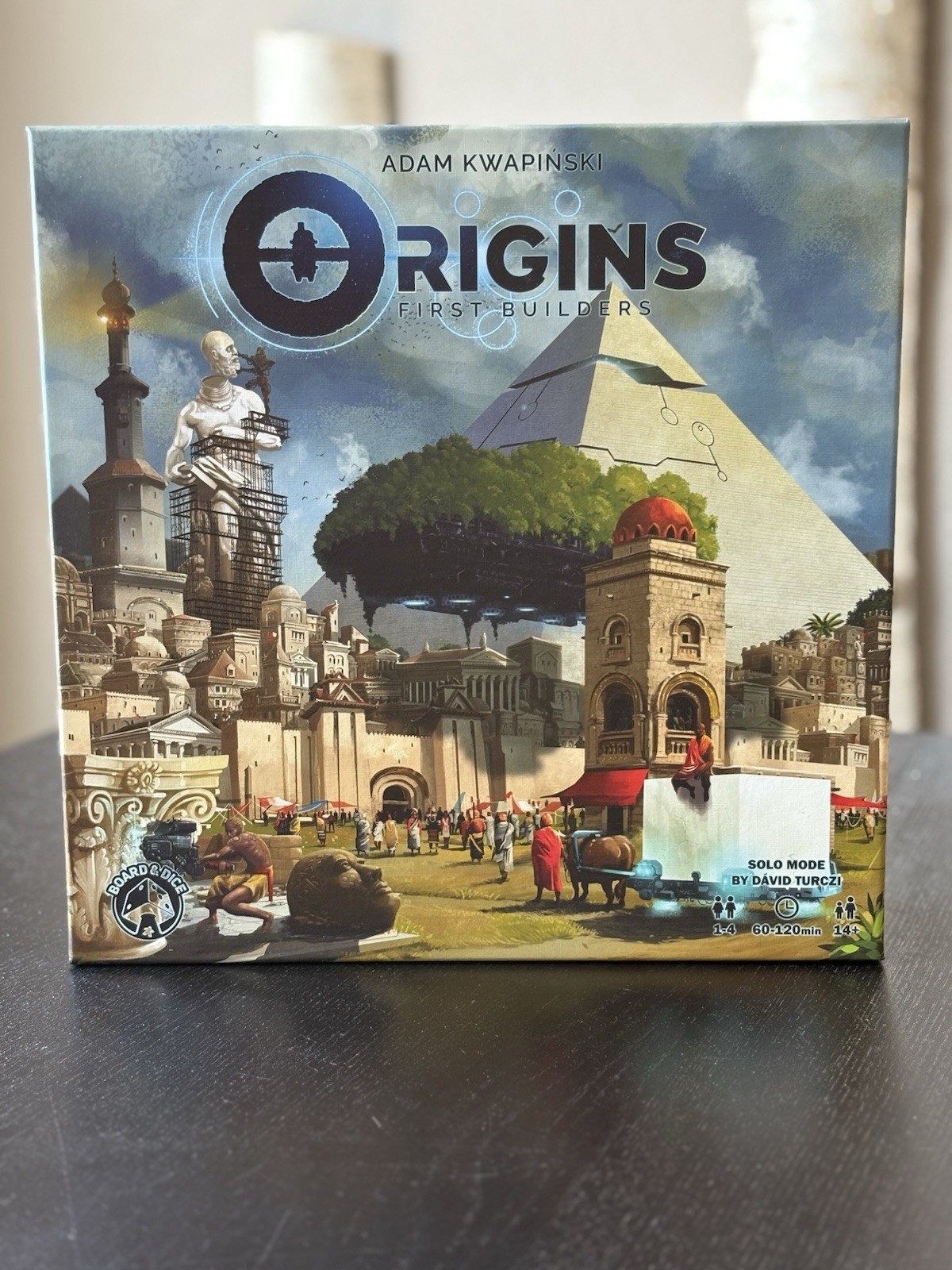 Origins First Builders Board Game Strategy – Solo To 4 Players – Board & Dice