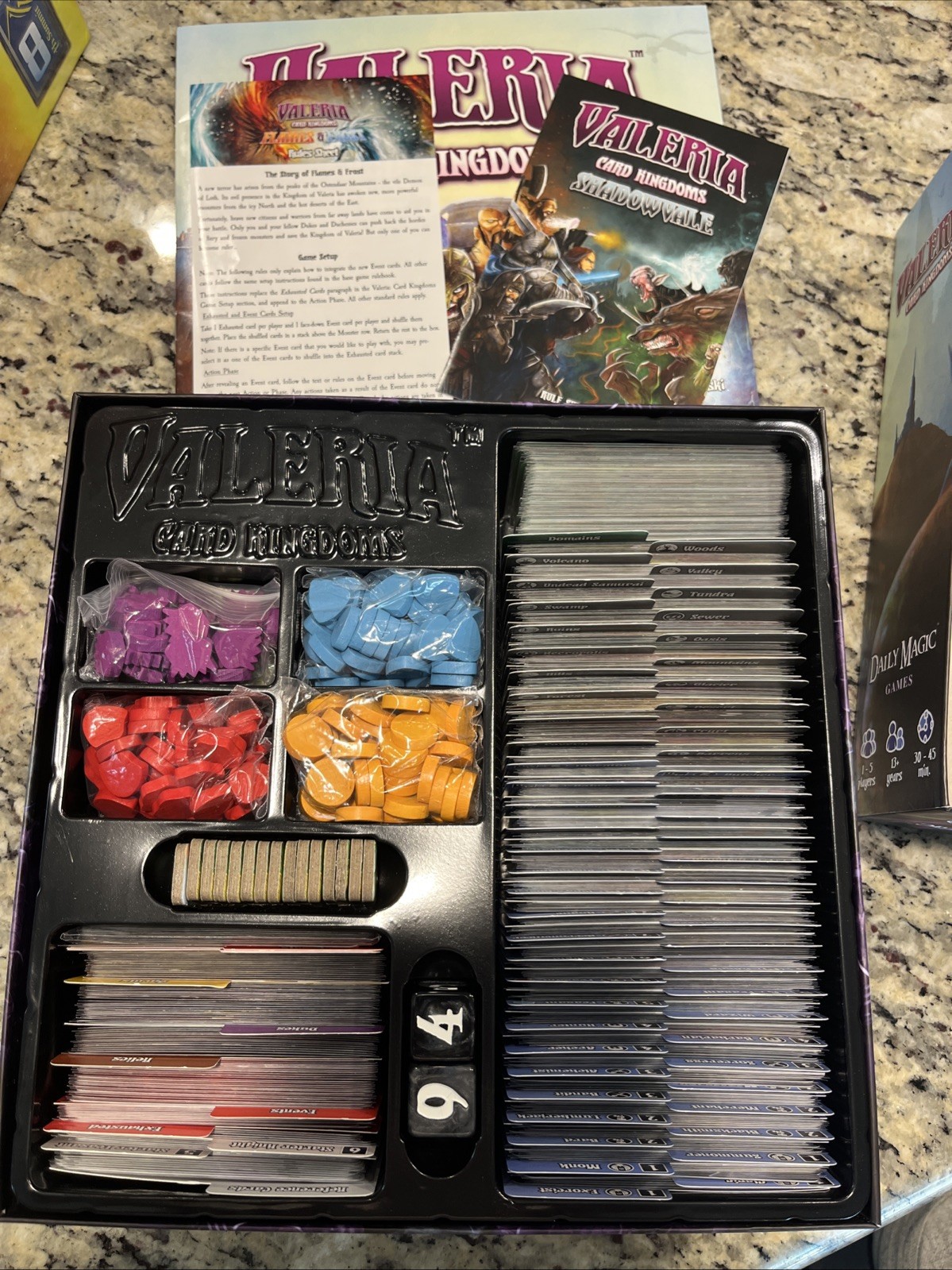 Valeria Card Kingdoms + Shadowvale + Flames and Frost Expansions + More
