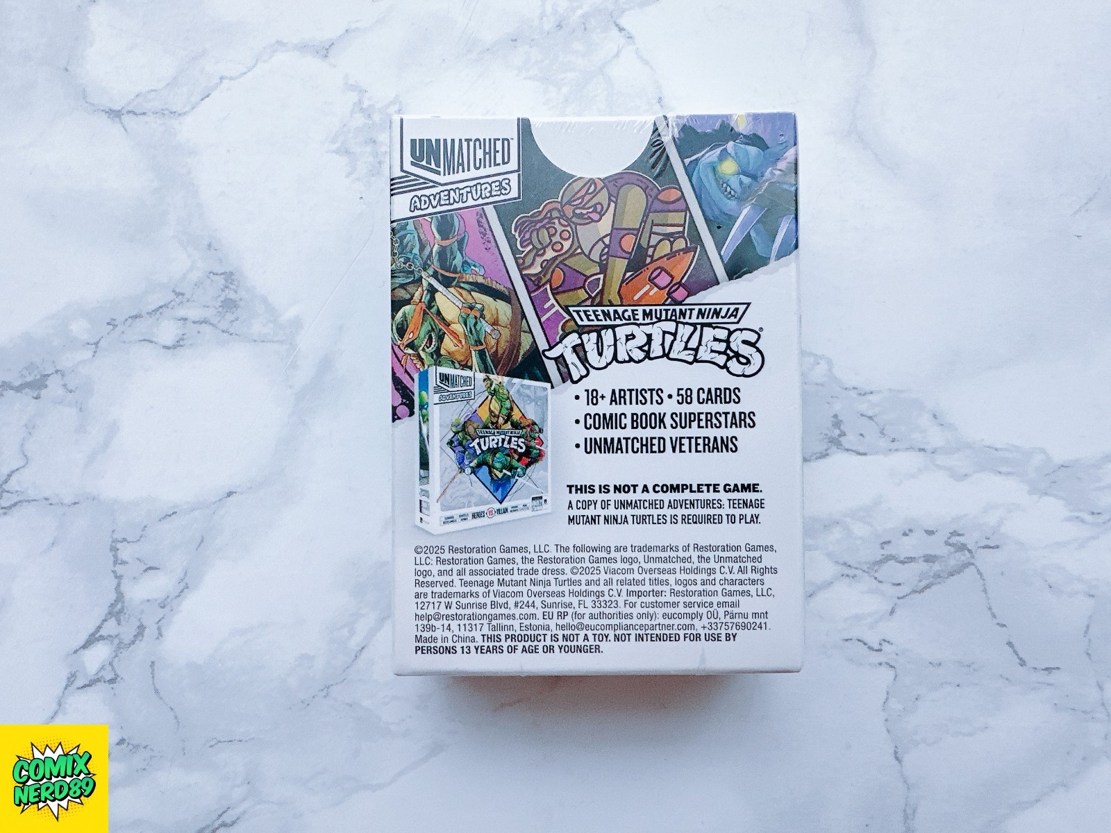 UnMatched Adv TEENAGE MUTANT NINJA TURTLES Kickstarter XL Ultimate Supreme NEW