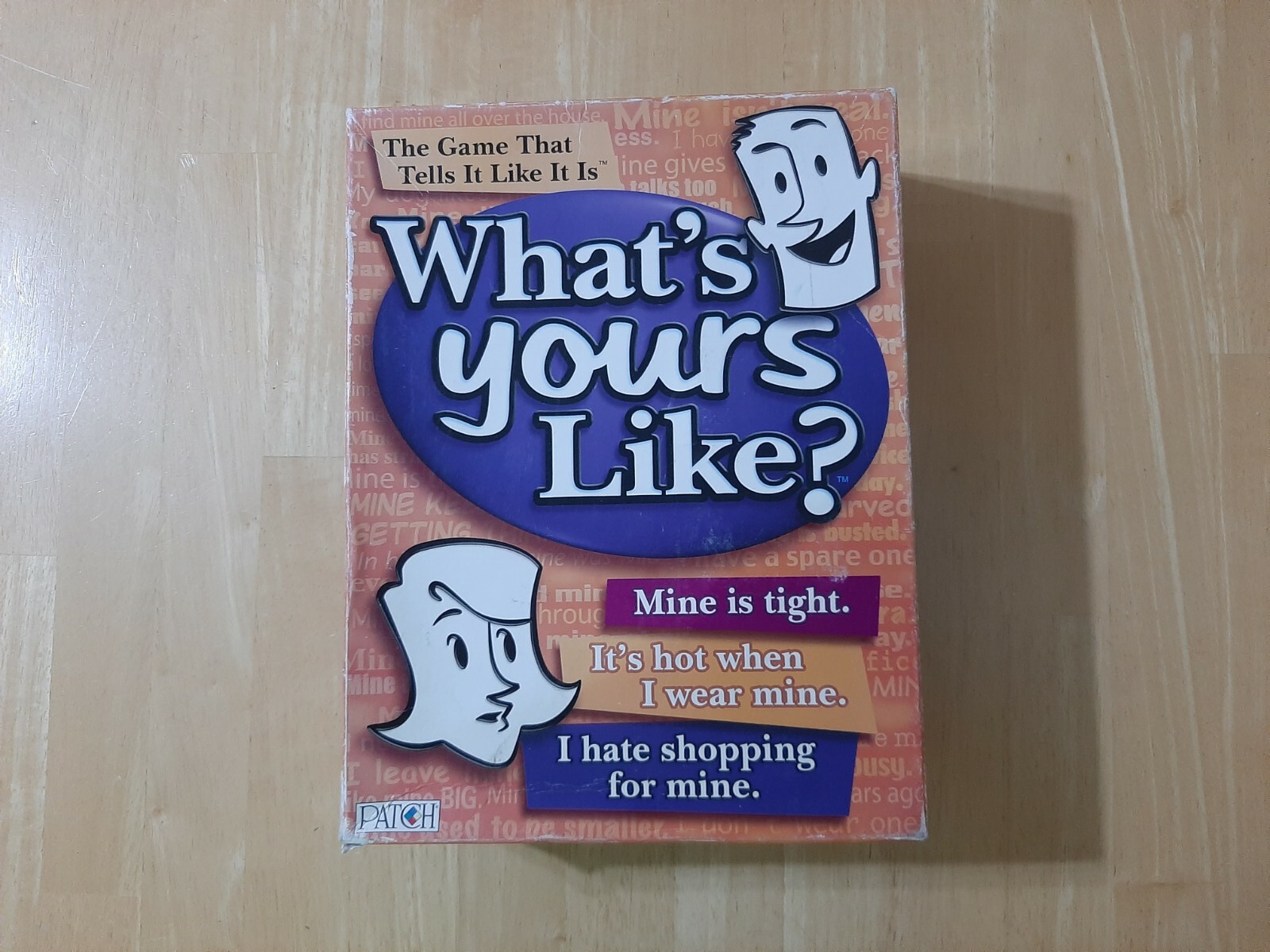 What’s Yours Like? Board Game. Used. The Game that Tells it Like It Is. Ages 12+