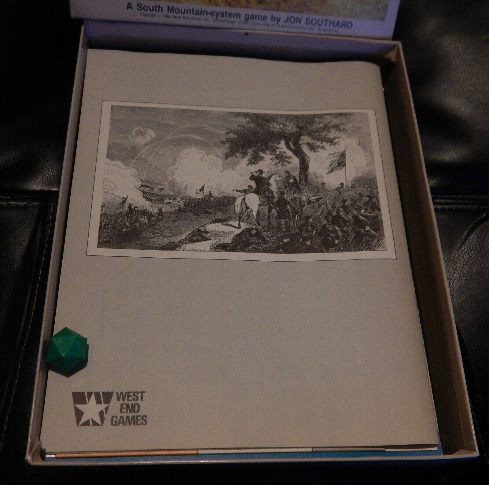 West End Wargame Chickamauga Board Game Unpunched See Photos