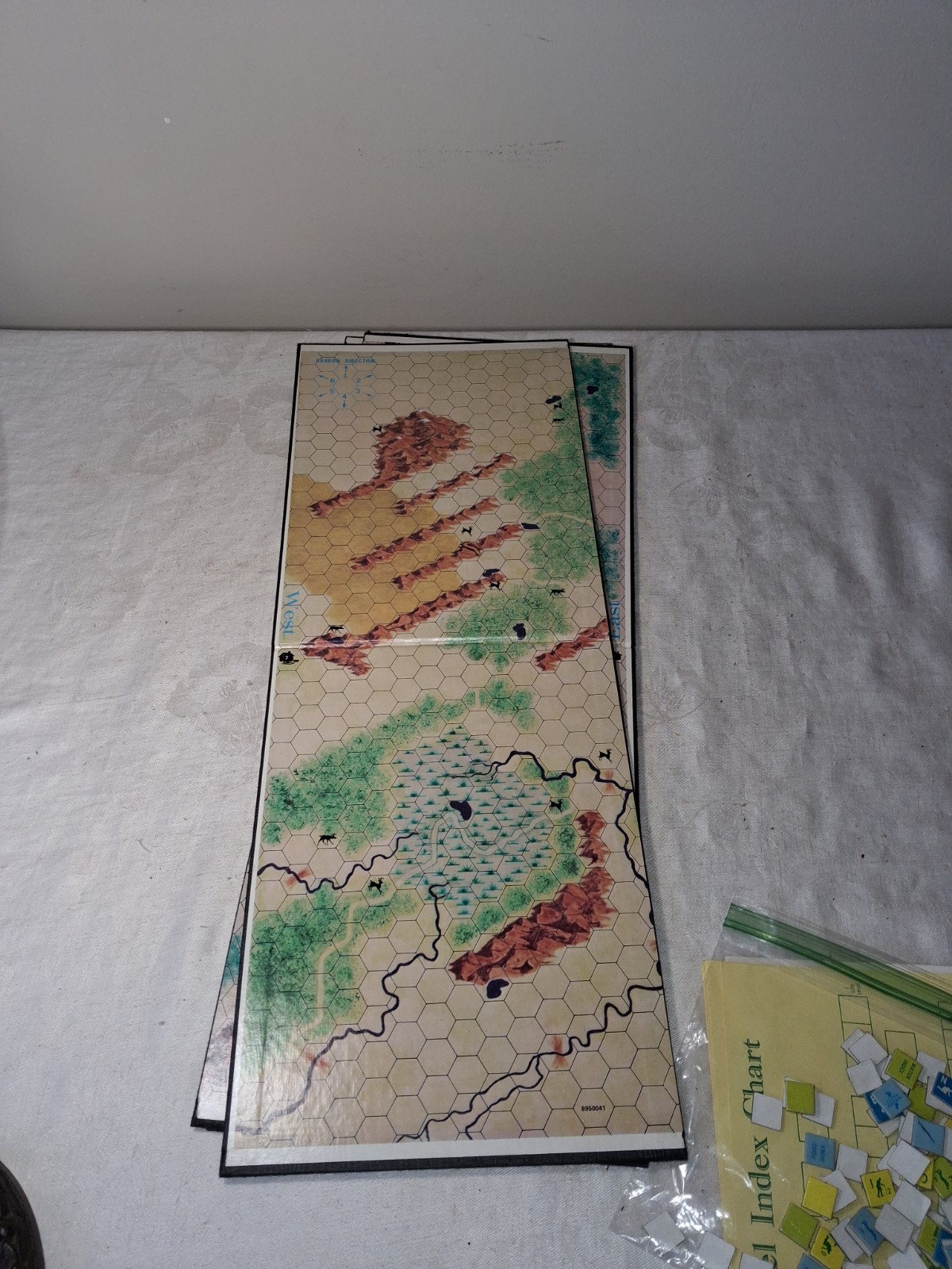 Vintage Outdoor Survival Board Game No Box Avalon Hill