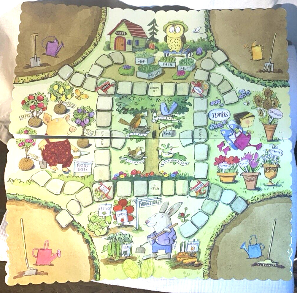 Eeboo Gathering A Garden Board Game Number Skills Learning For Kids 5 and up