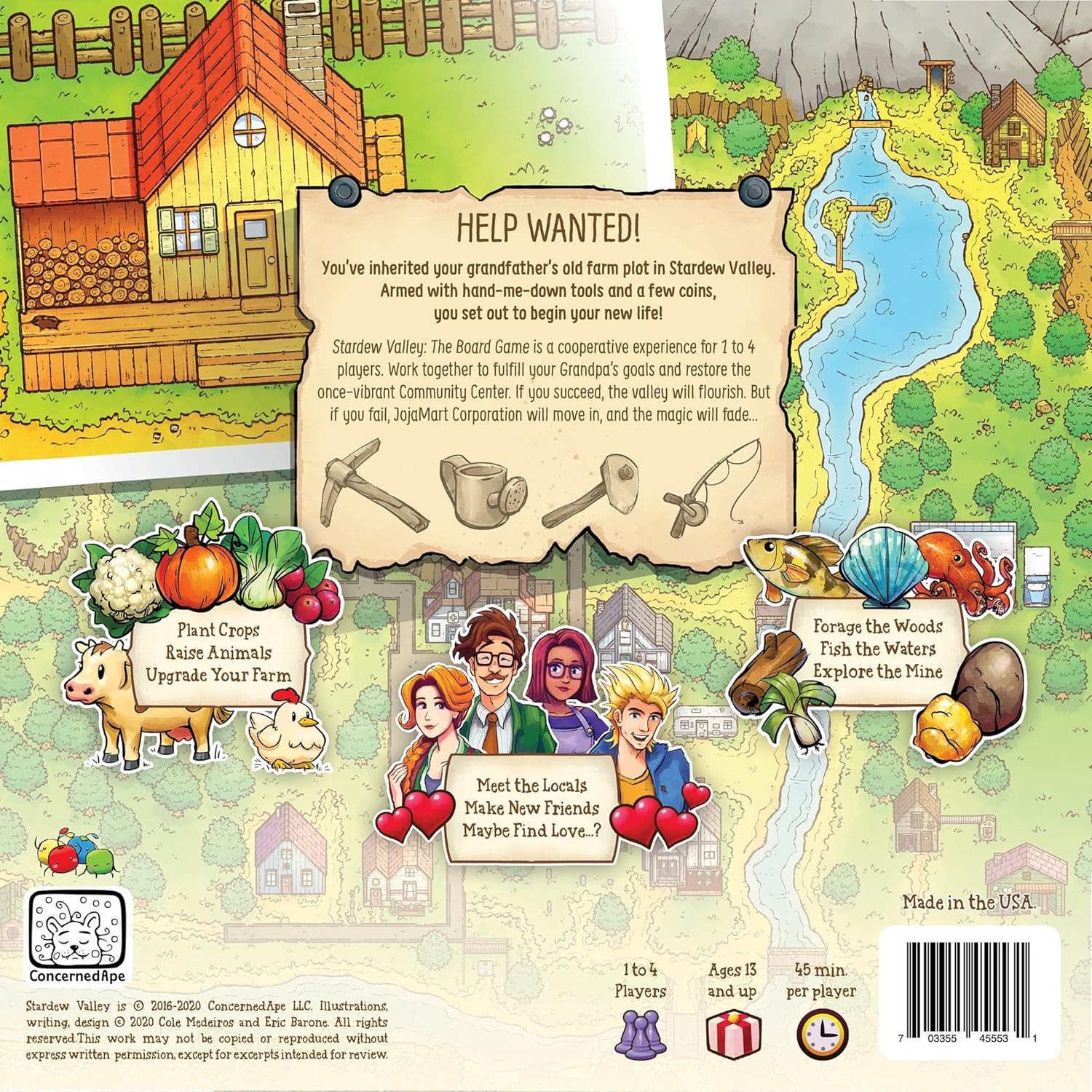 Stardew Valley: The Board Game – A Cooperative Game of Farming & Friendship