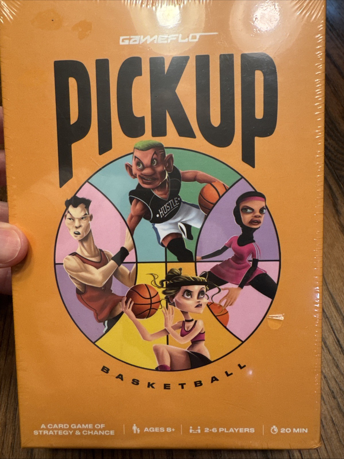 Gameflo Pickup Basketball Card Game Of Strategy Ages 8+ 2 – 6 Players NIP Sealed