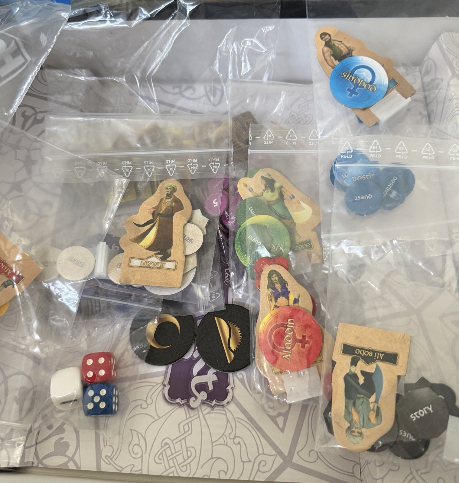 Zman Games Tales of the Arabian Nights Storytelling BoardGame Complete