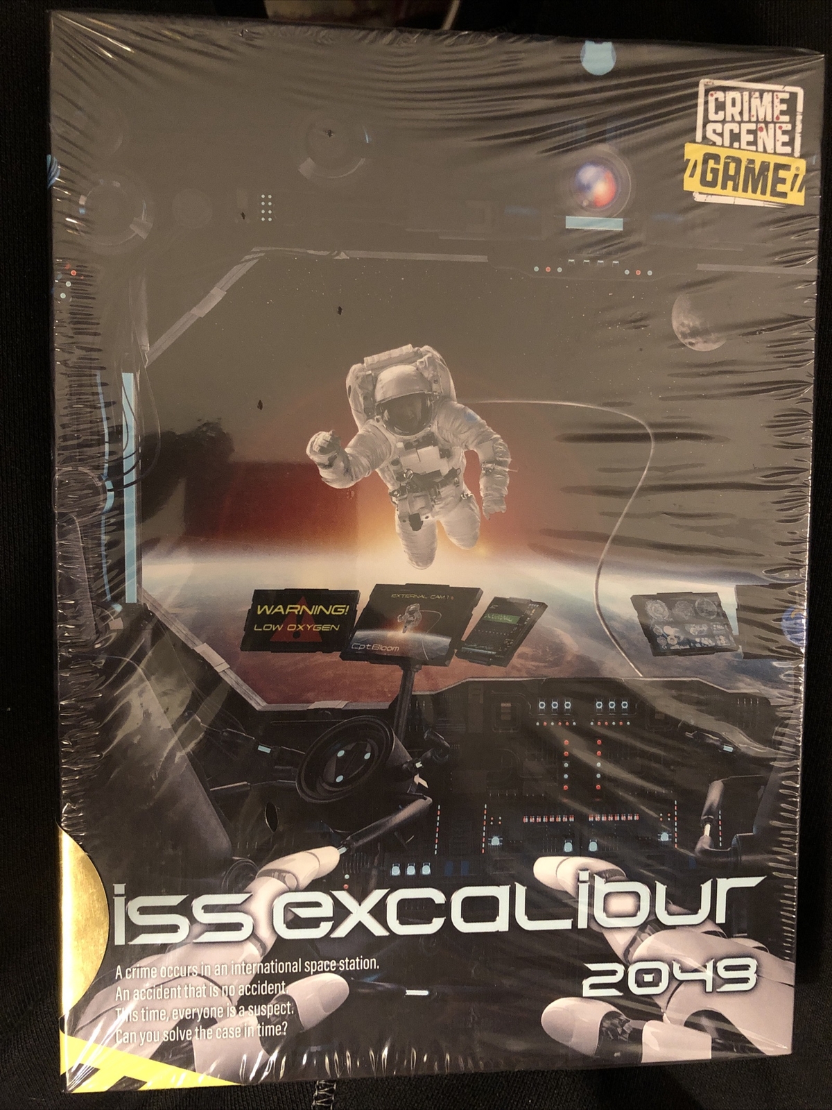 Crime Scene ISS Excalibur 2049 by Game Storm Studio Board Games Box SW