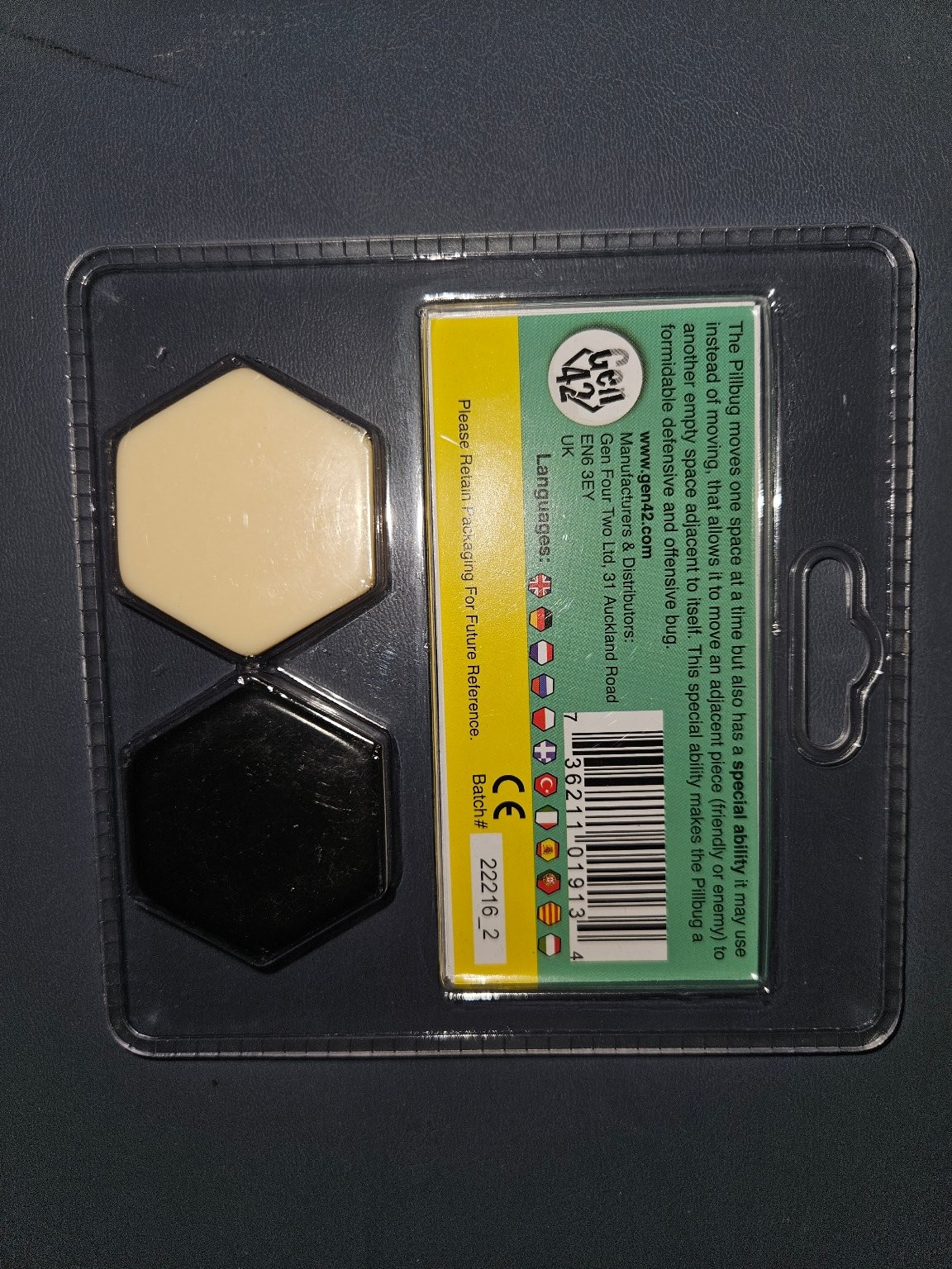Hive Additional Hive Pieces Board Game Expansion 2 Players Ages 9+ Plastic