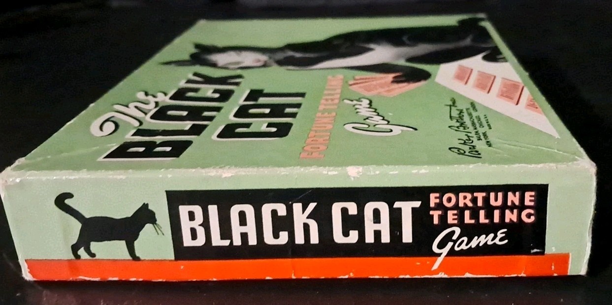 VINTAGE 1960’S PARKER BROTHERS BLACK CAT FORTUNE TELLING GAME COMPLETE