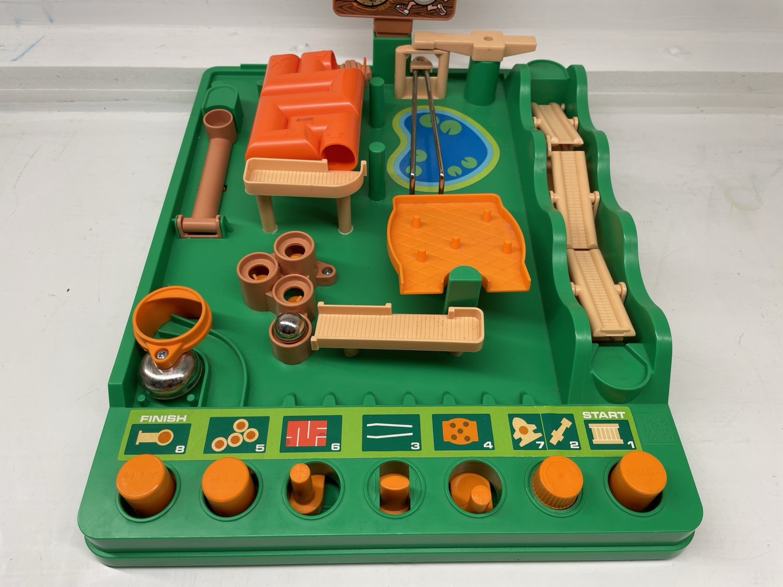 Vintage 1979 Run Yourself Ragged TOMY Maze Game Rugged Obstacle Course