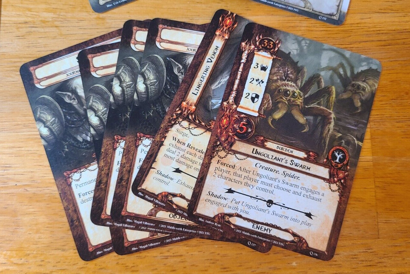 The Lord of Rings LotR Card Game LCG REVISED Core Set Boon Burden Campaign Cards