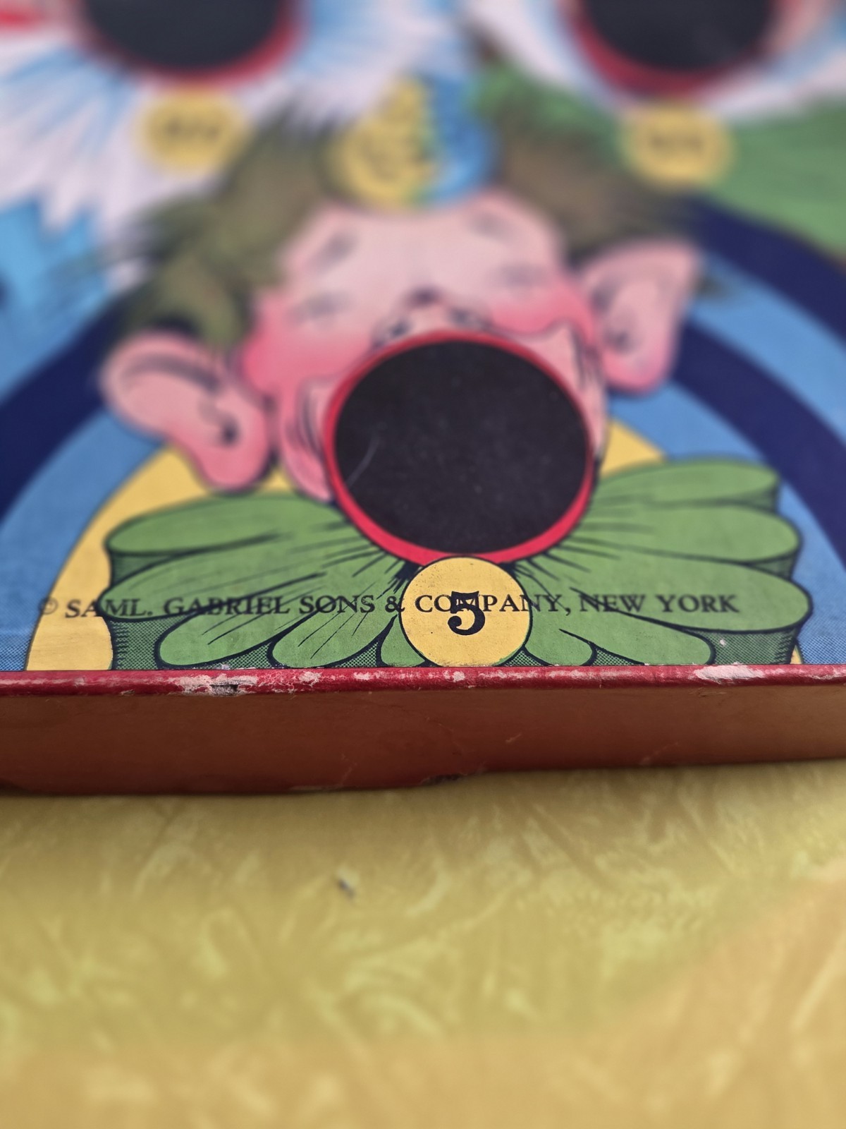 Antique Very Rare 1935 Clown Winks Game T-211 Saml Gabriel Son’s & Co NY Tiddly