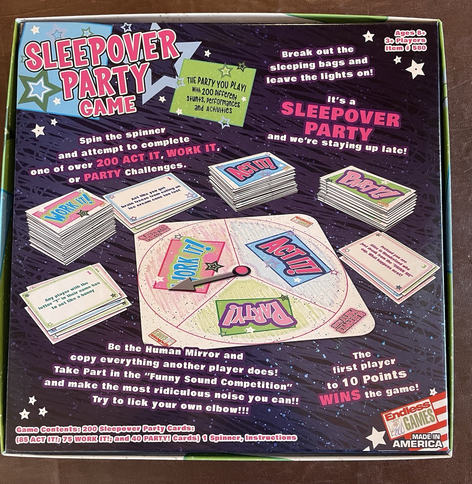 Endless Games The Sleepover Party Game. New Never Used. Ages 8+