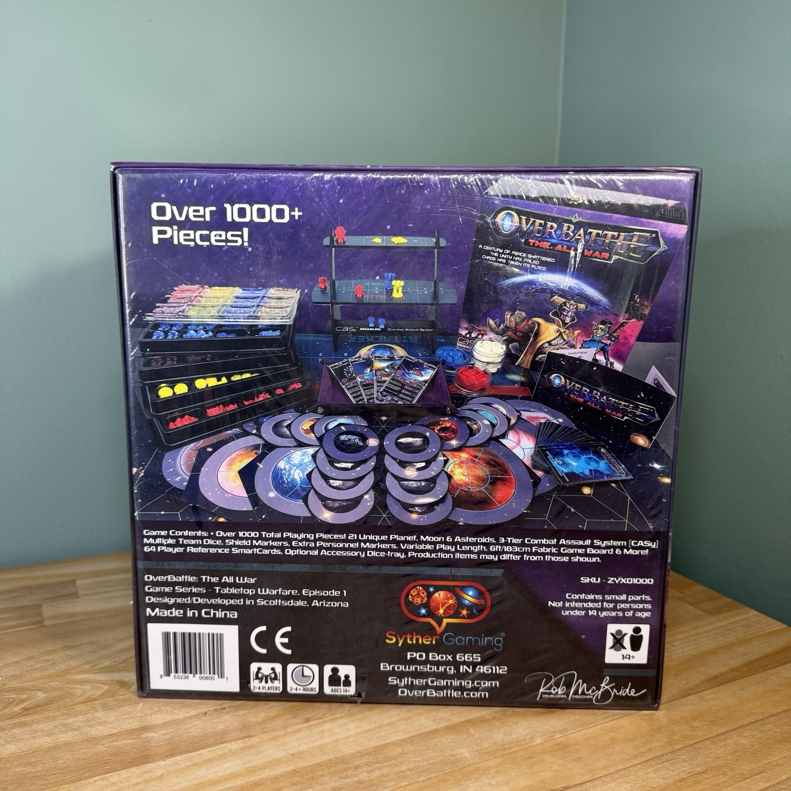 OverBattle The All Wars Syther Gaming Board Games Tabletop Space Warfare SEALED