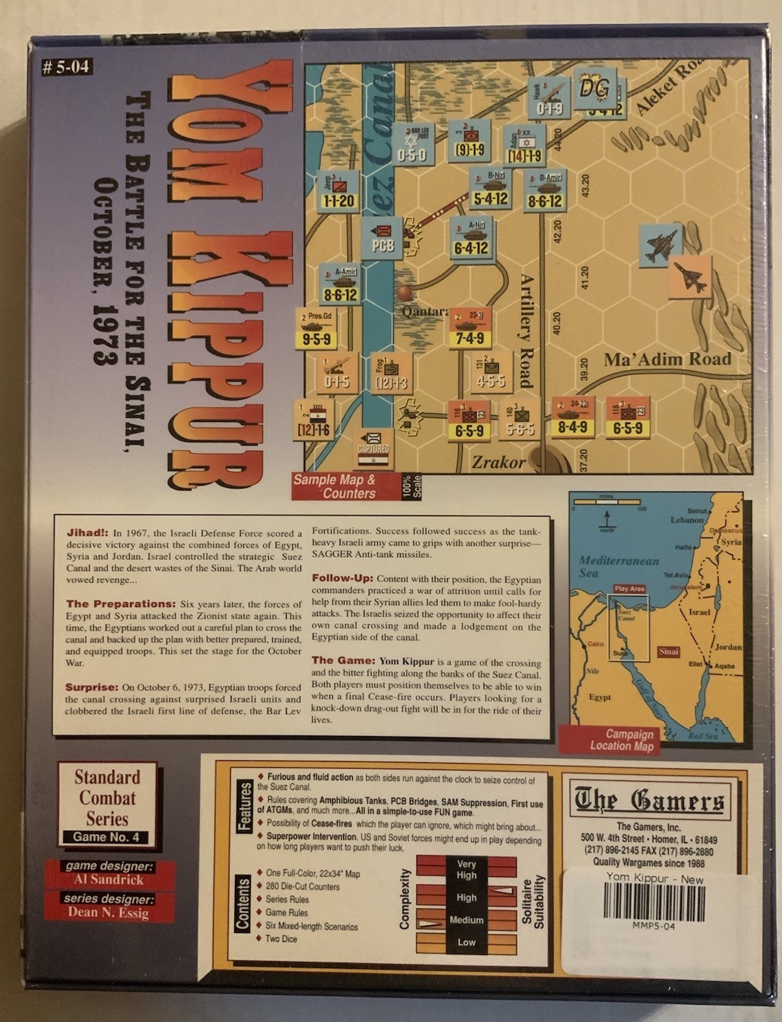 Yom Kippur: The Battle for the Sinai, October 1973. The Gamers, 1995. SW