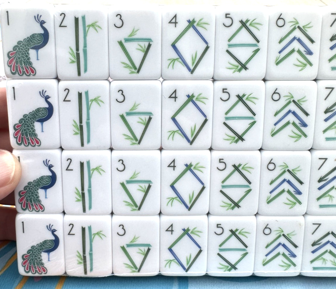 SIERRA 4 Layer Acrylic Mahjong Tiles Full American Set 160 Tiles US SELLER! NEW!