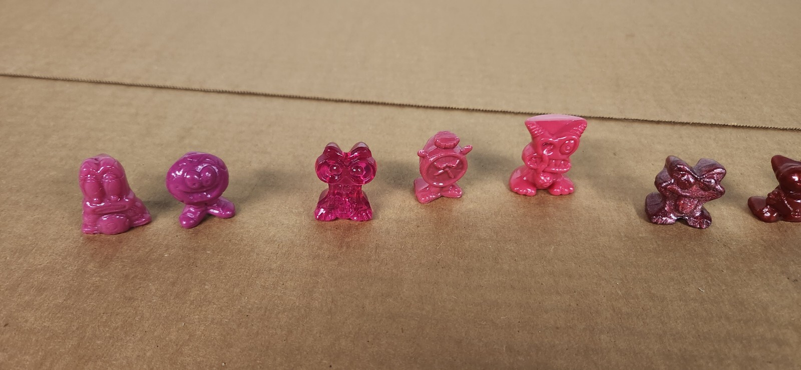 JBF Lot of 14 Red Pink & Magenta Crazy Bones