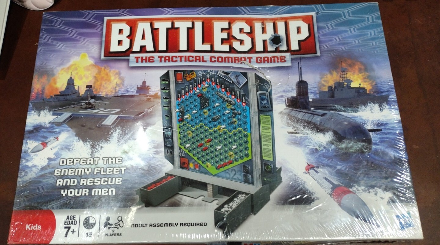 Battleship The Tactical Combat Game Milton Bradley Hasbro 2008 Sealed SEE DESCRI