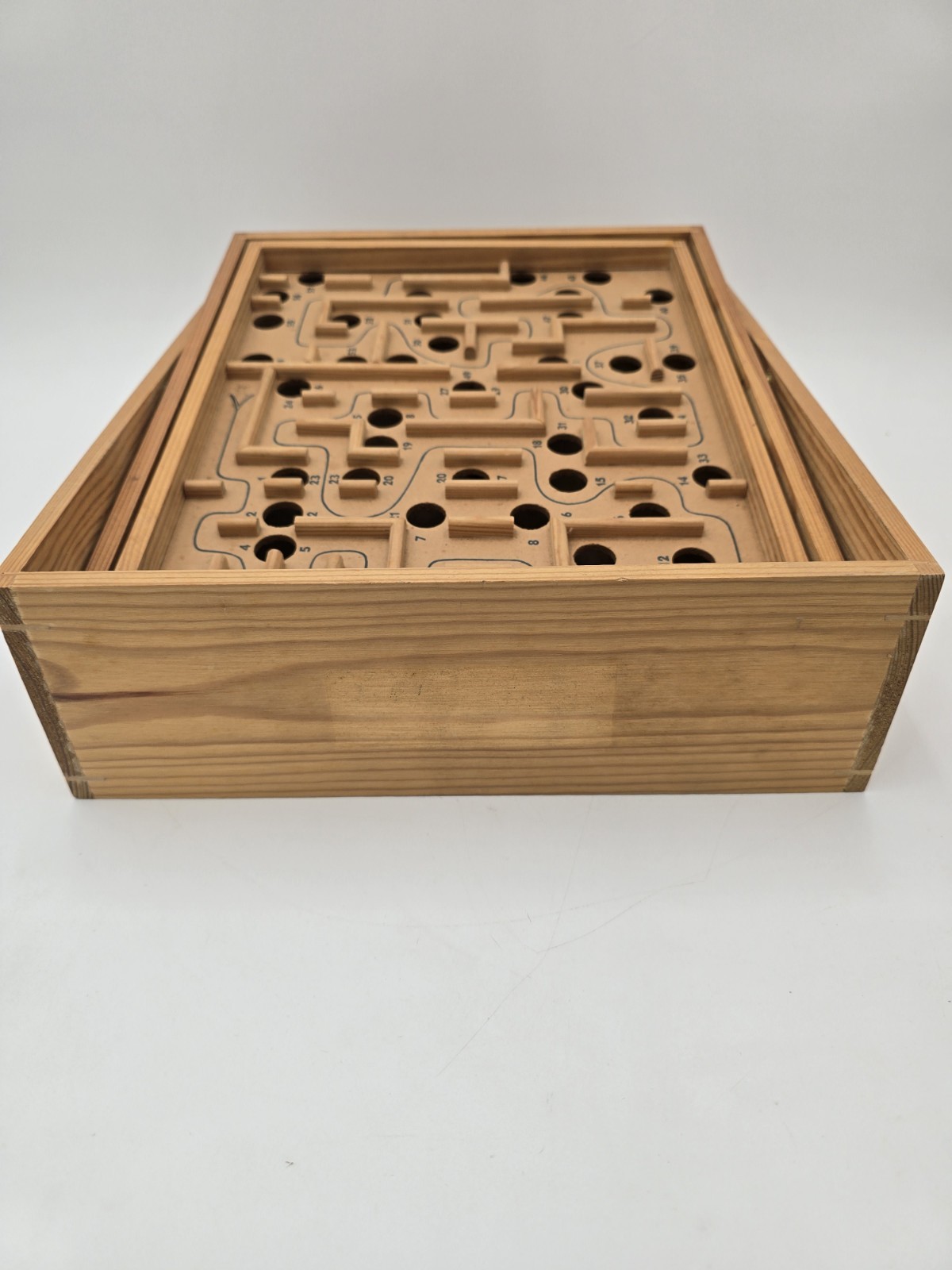 Vintage BRIO Labyrinth Wood Maze Game in Original Box – 1950s – #18376 – SWEDEN