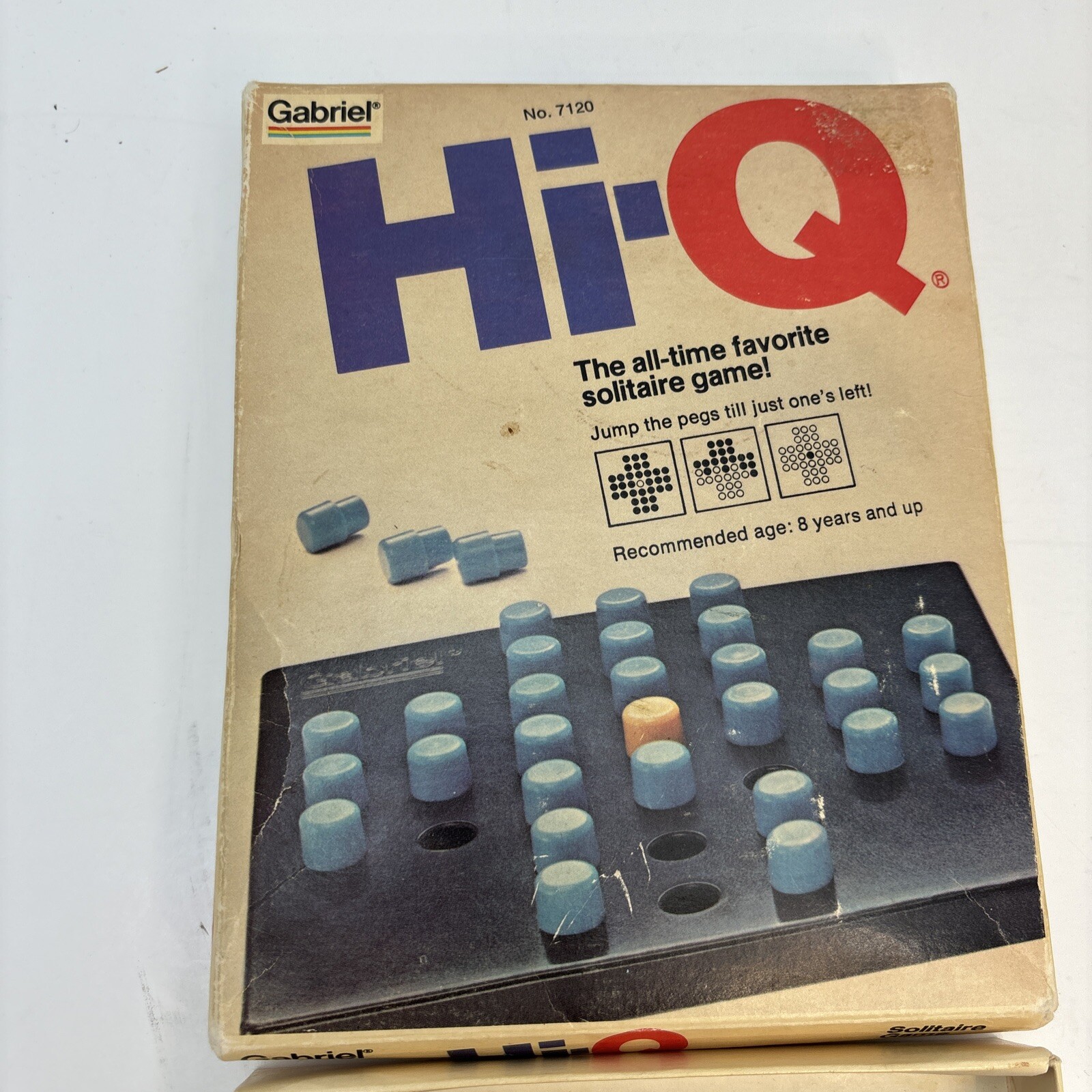 Gabriel Hi-Q Solitaire Game And Take 5 Game Travel Strategy Puzzle Vintage