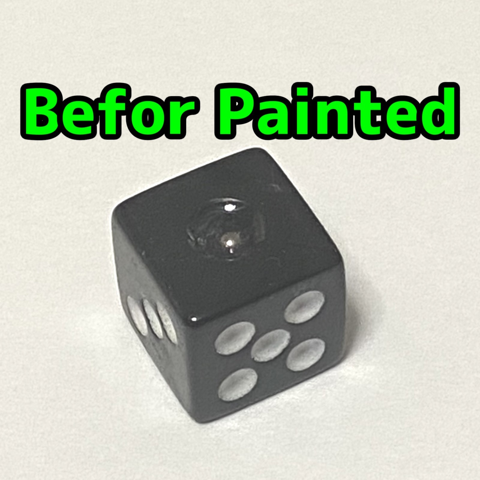 【6pcs】Tungsten Loaded Dice 12mm Weighted Trick Die – Tested ~30% Six Novelty