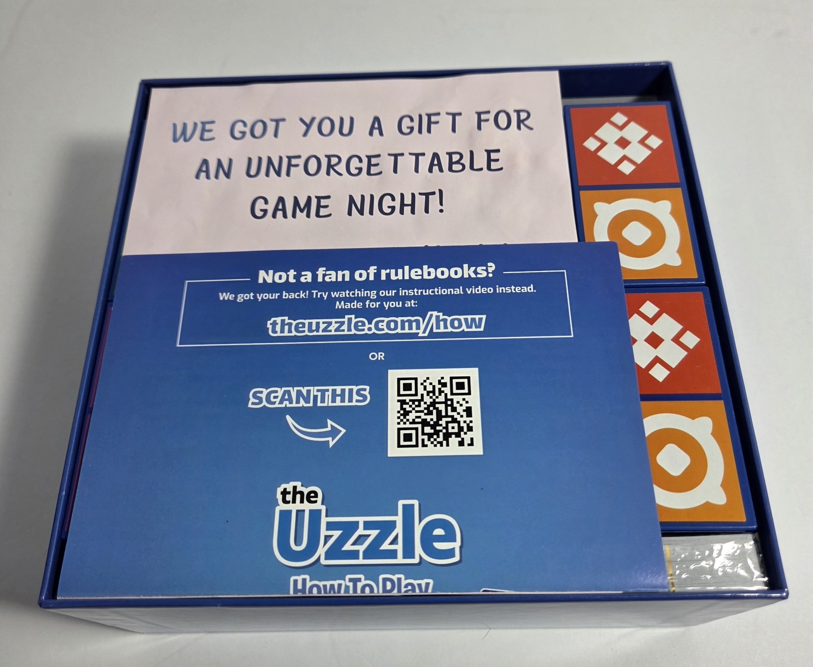 The Uzzle Board Game, Family Block Puzzle for Children & Adults NEW