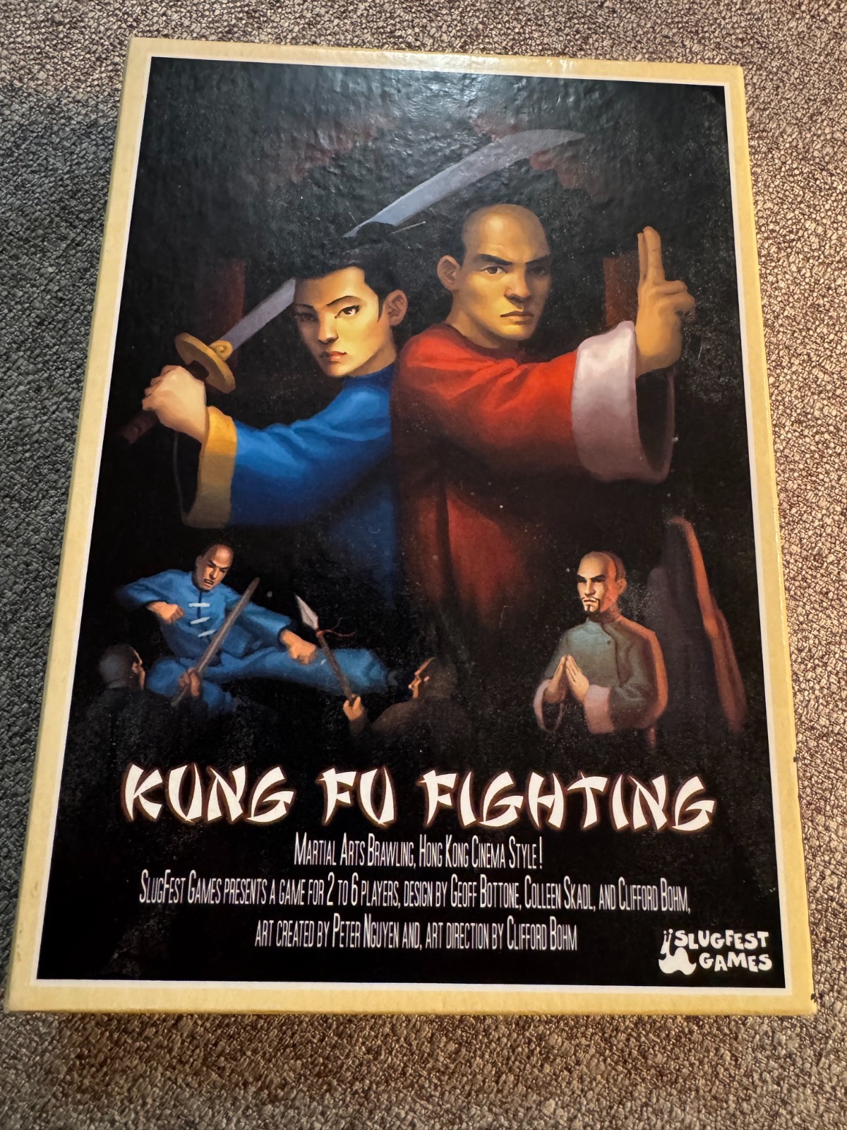 Kung Fung Fighting Board Game Slugfest Games Complete Excellent Condition