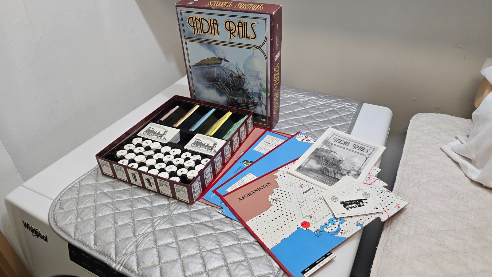 Vintage India Rails Mayfair Games Inc. 1998 Board Game – Complete!