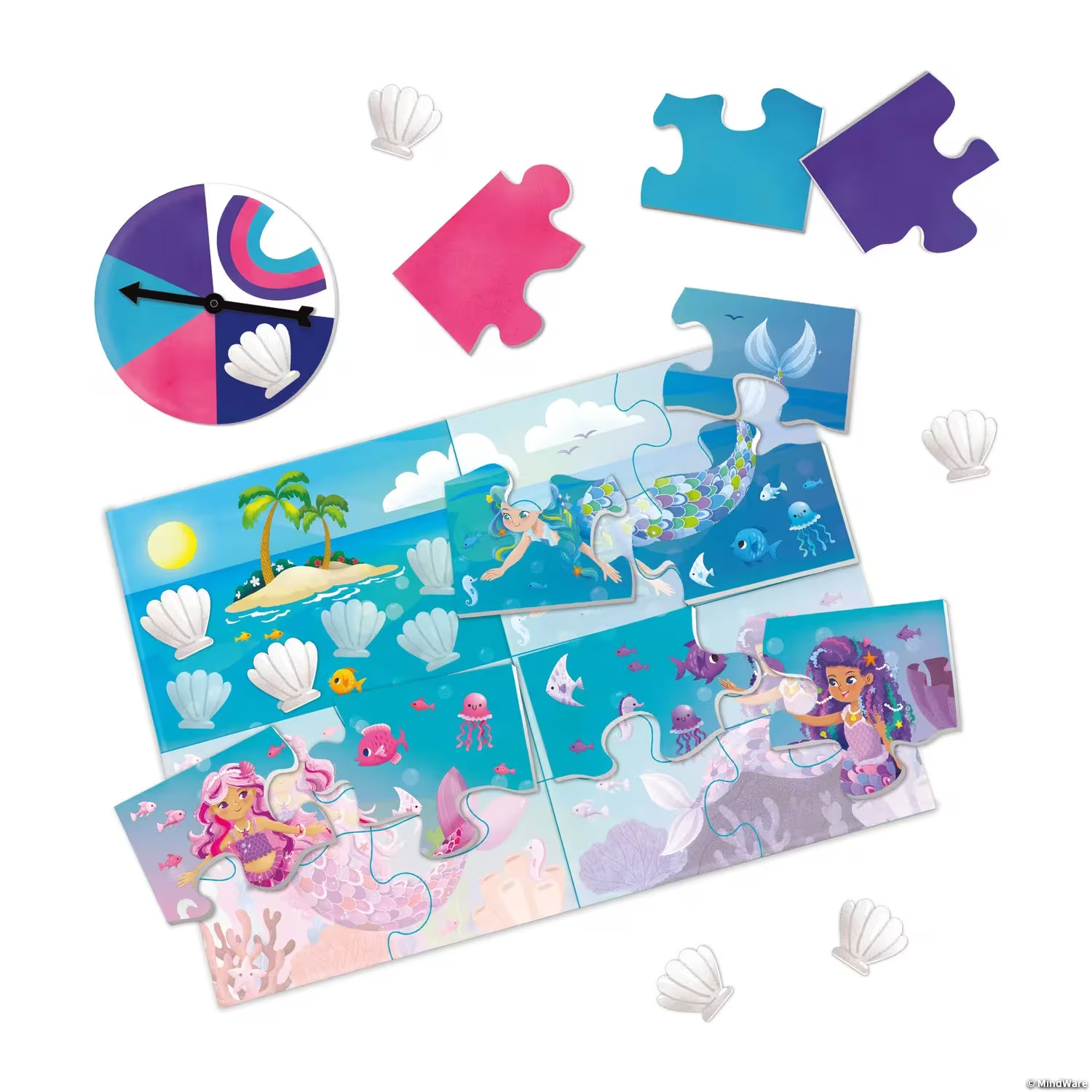 Mermaid Tide Cooperative Board Game