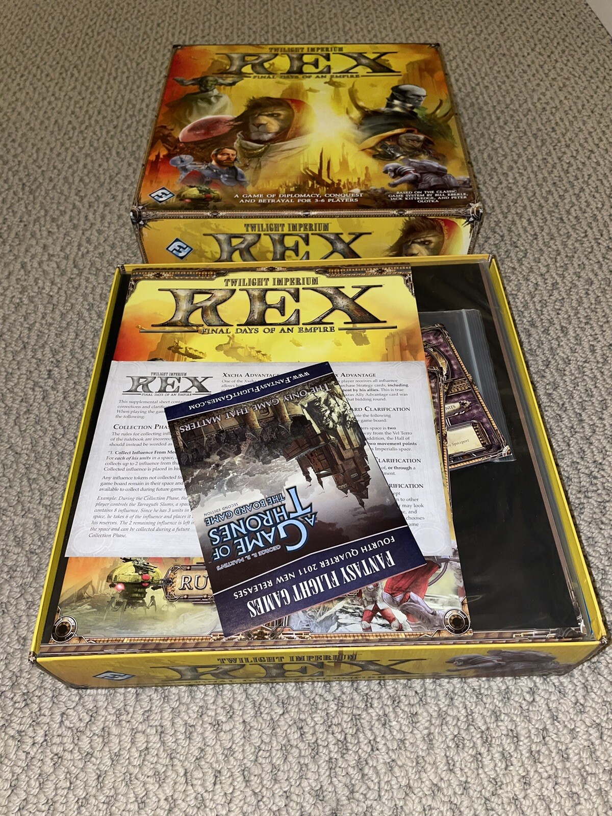 Rex Final Days of an Empire | Twilight Imperium Fantasy Flight | UNPUNCHED!