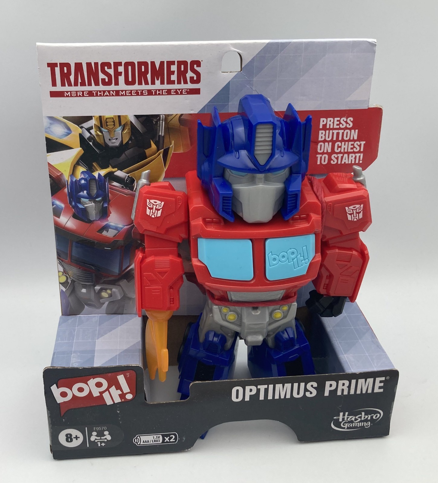 Bop It! Optimus Prime Transformer Edition Game Kids Collectors Toy NIB