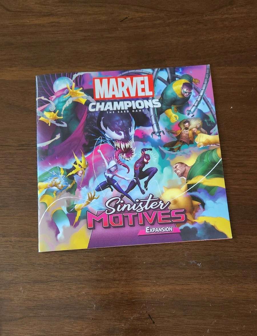 Marvel Champions Sinister Motives Campaign Expansion Complete Set Used OOP