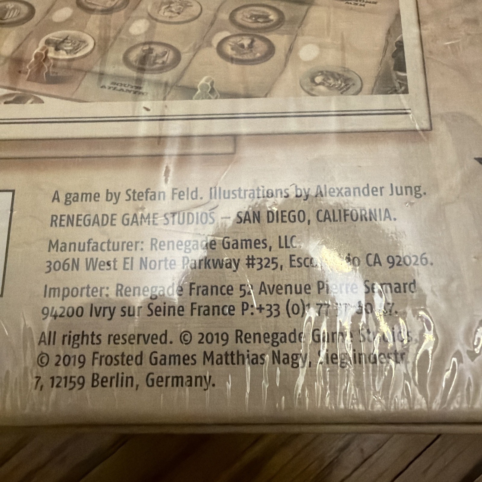 Revolution of 1828 board game – brand new & sealed – Stefan Feld