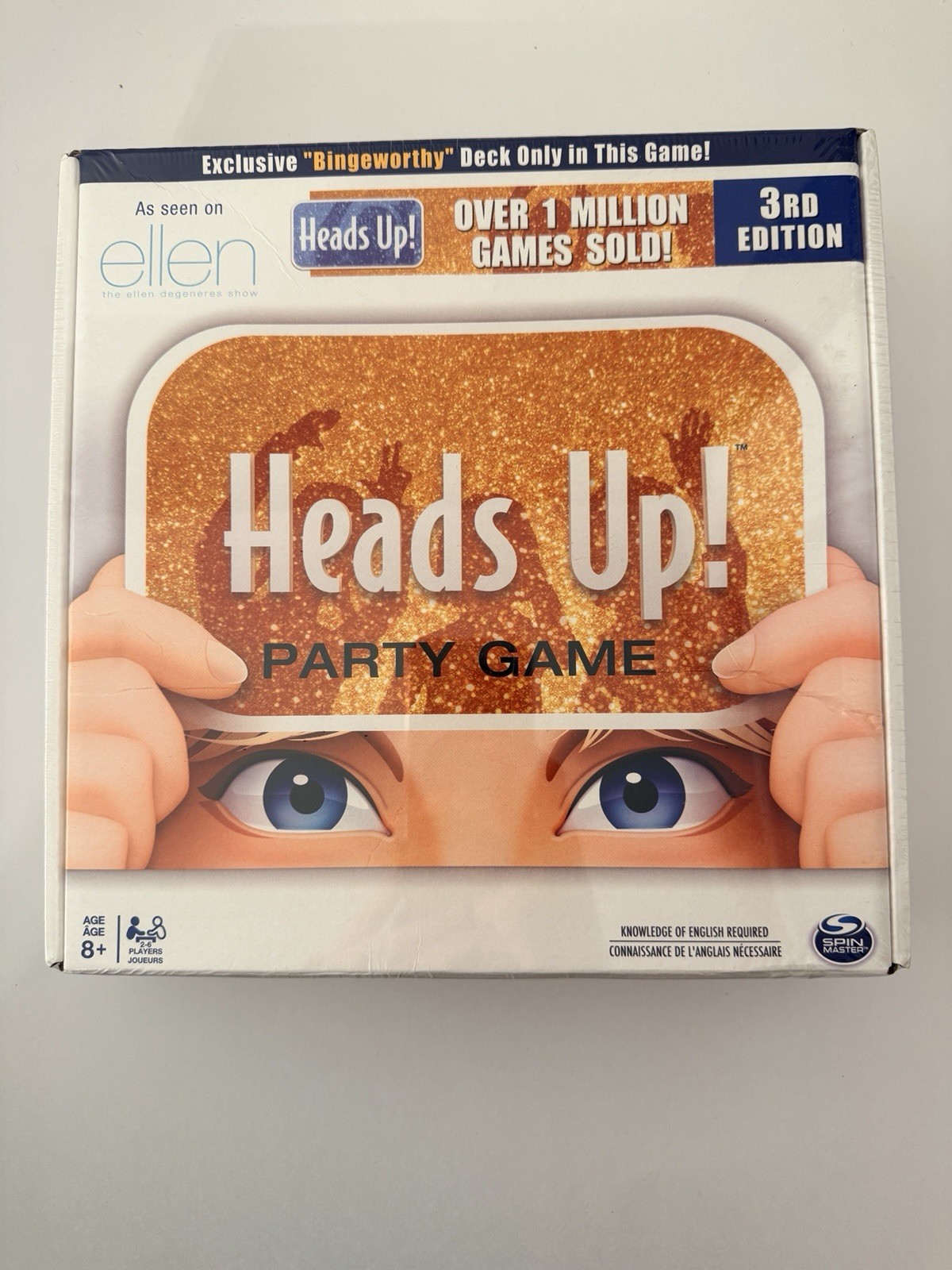 Heads Up! Board Game Party Family Card As Seen On Ellen 3rd Edition Spin New!