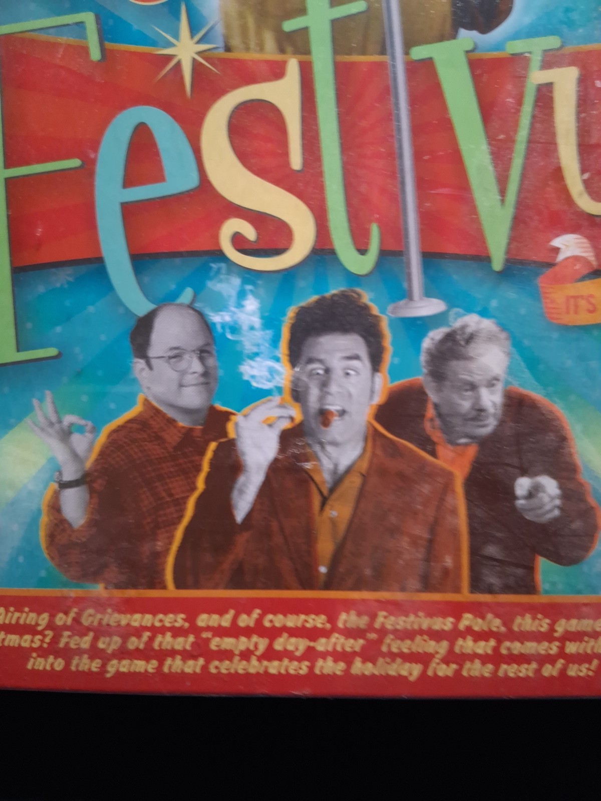 Seinfeld Happy Festivus Multi Player Party Board Game Complete Sealed Aquarius