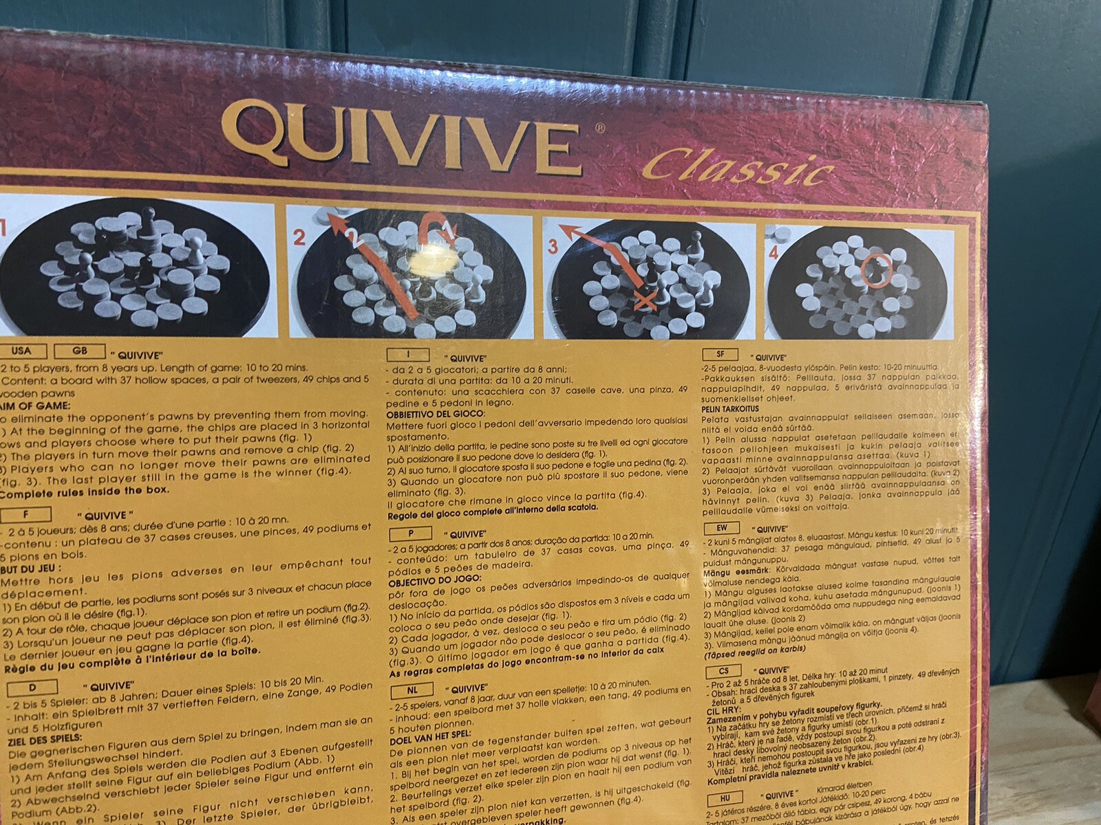 Gigamic Quivive Classic Board Game Brand New In Wrapper