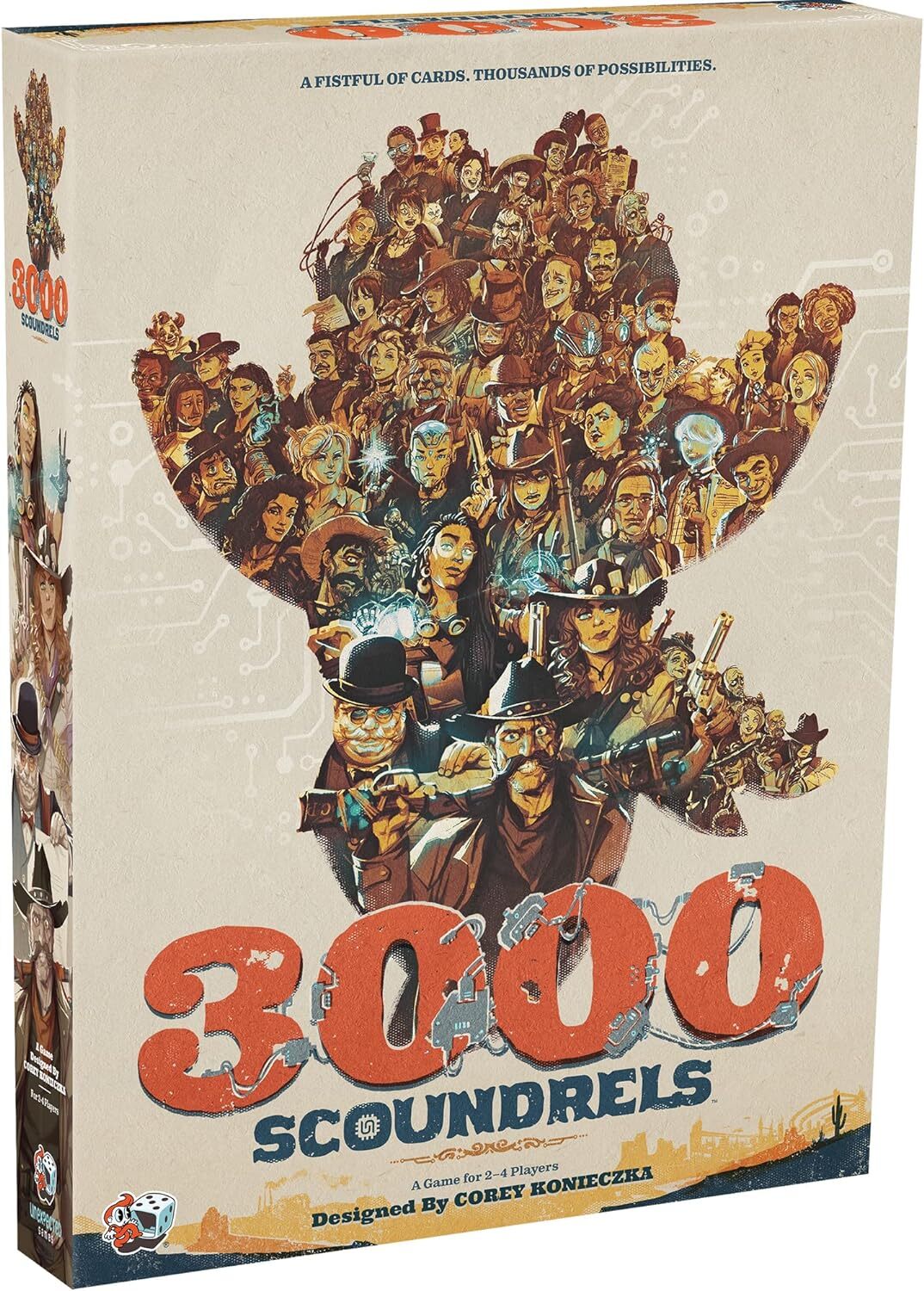 3,000 Scoundrels Board Game Unexpected Games – NIB – New Factory Sealed