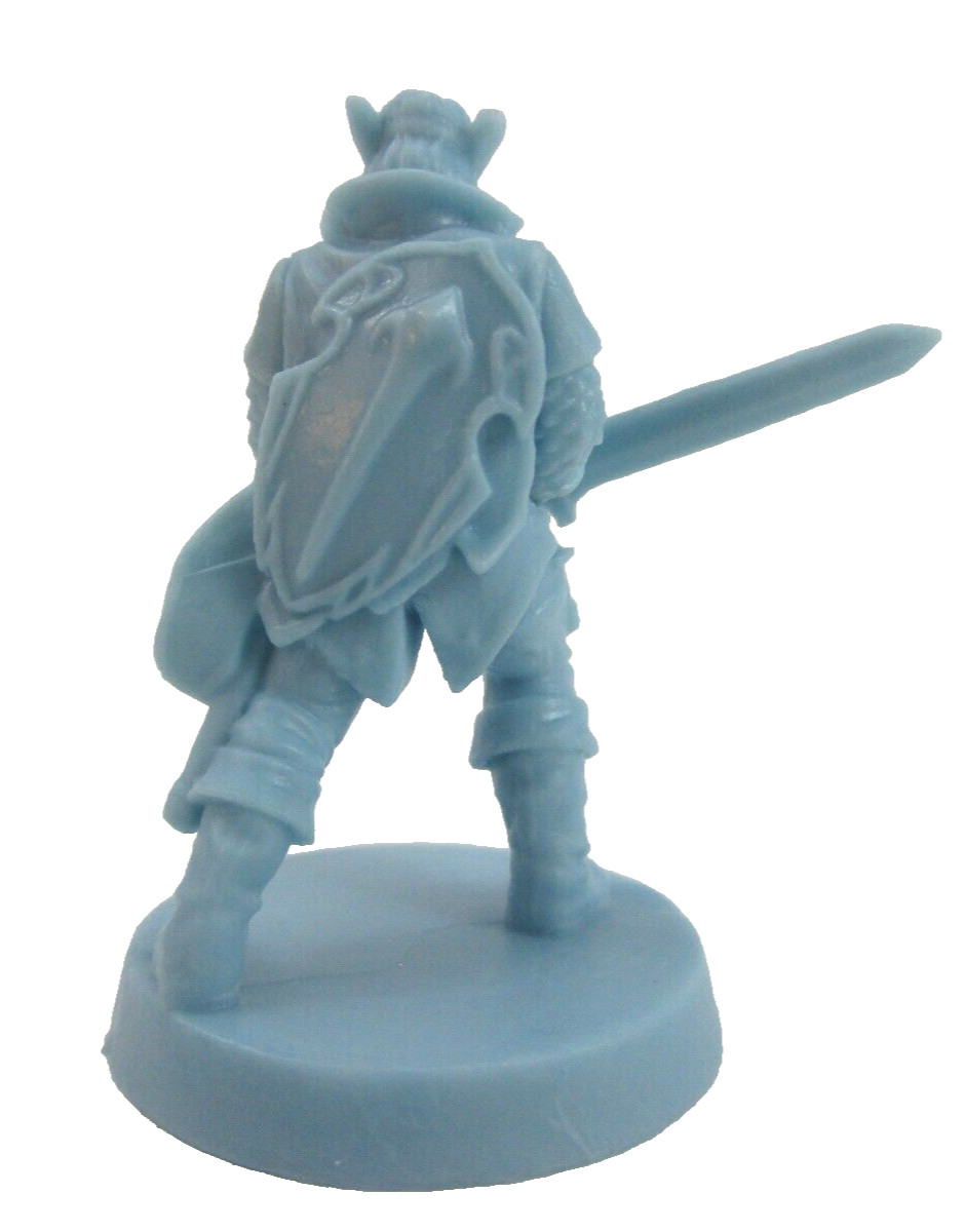 HEROQUEST: Mage Of The Mirror 4x ELVEN WARRIOR Minis & Card NEW!